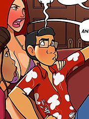 Never had blue chocolate before - My hot ass neighbor 9 by jab comix