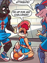 She'll do whatever it takes to be chosen - Looney Toons, The new cheerleader by welcomix (tufos)