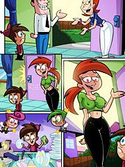 The Fairly OddParents - Timmy, Cosmo, Wanda, Vicky by Cartoon Reality