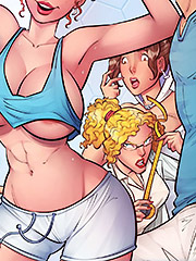 It is real human sperm, coming from a mecha - Artificial probing issue 3 by jab comix