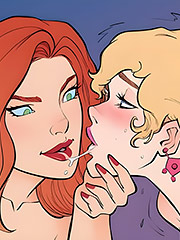 Sweety, would you like to lick your mommy's cunt? - Bubble butt Princess issue 8 by jab comix