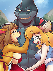 You won't fuck with me because you think I get all the girls - Looney Toons, The Stud Shark by welcomix (tufos)